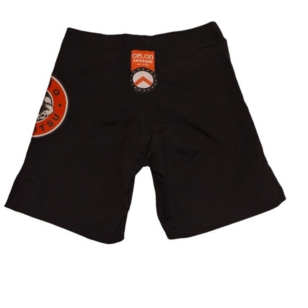 Oplon Gaviao Jiu Jitsu Shorts Size 42 Black Martial Arts Stretch Athletic Sports